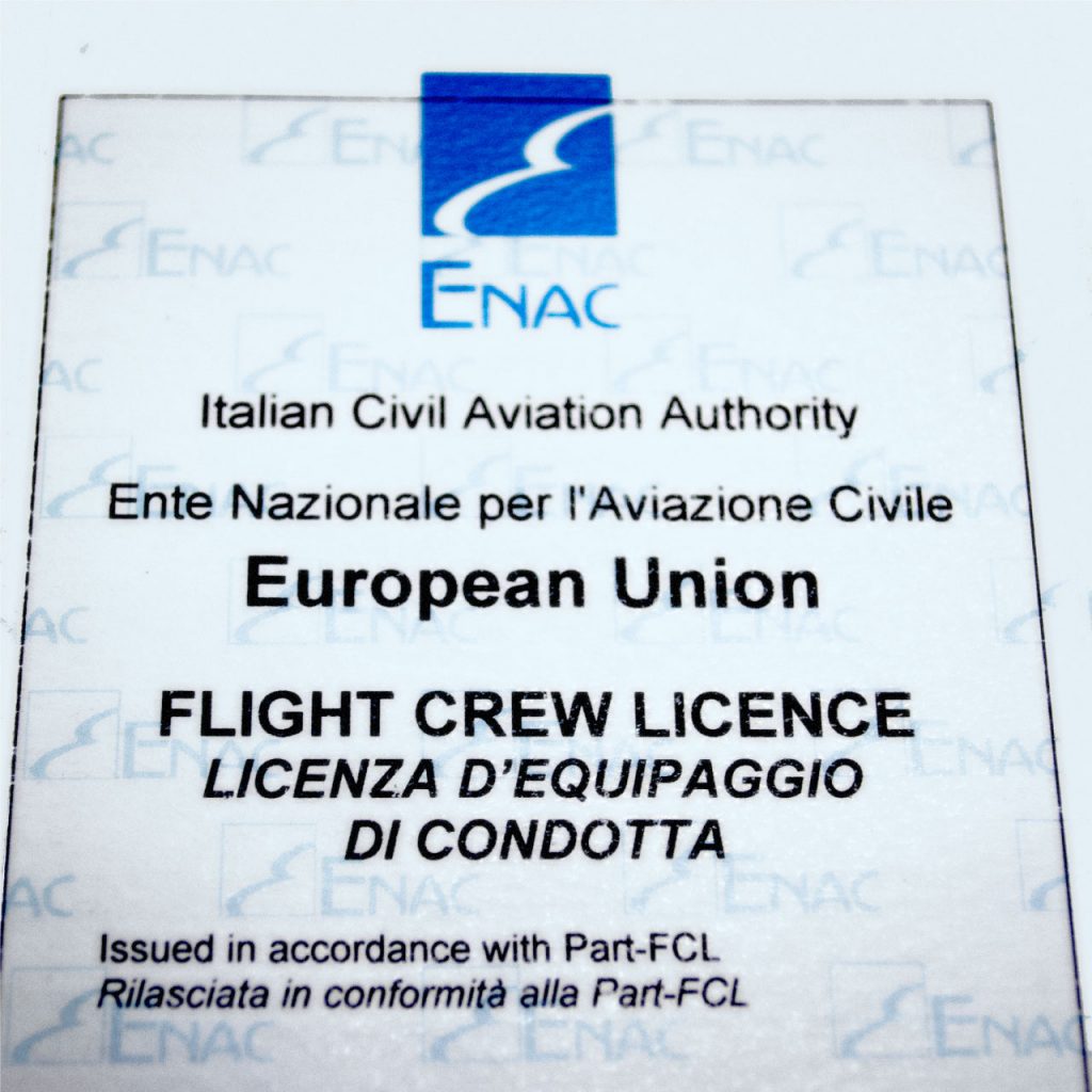 Elifriulia - Licenza di Volo EASA